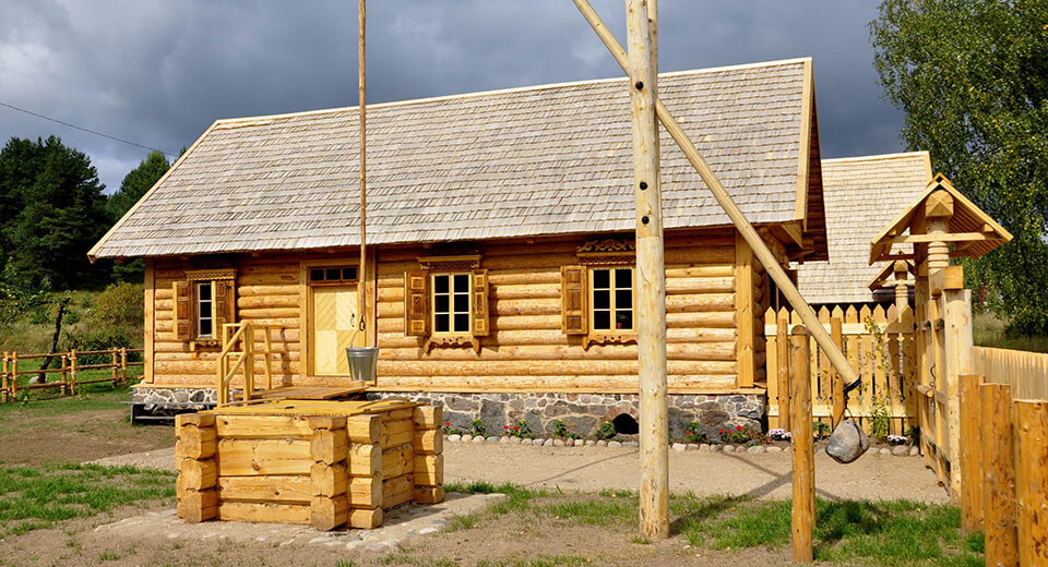Этнографический музей в деревне Слутишки